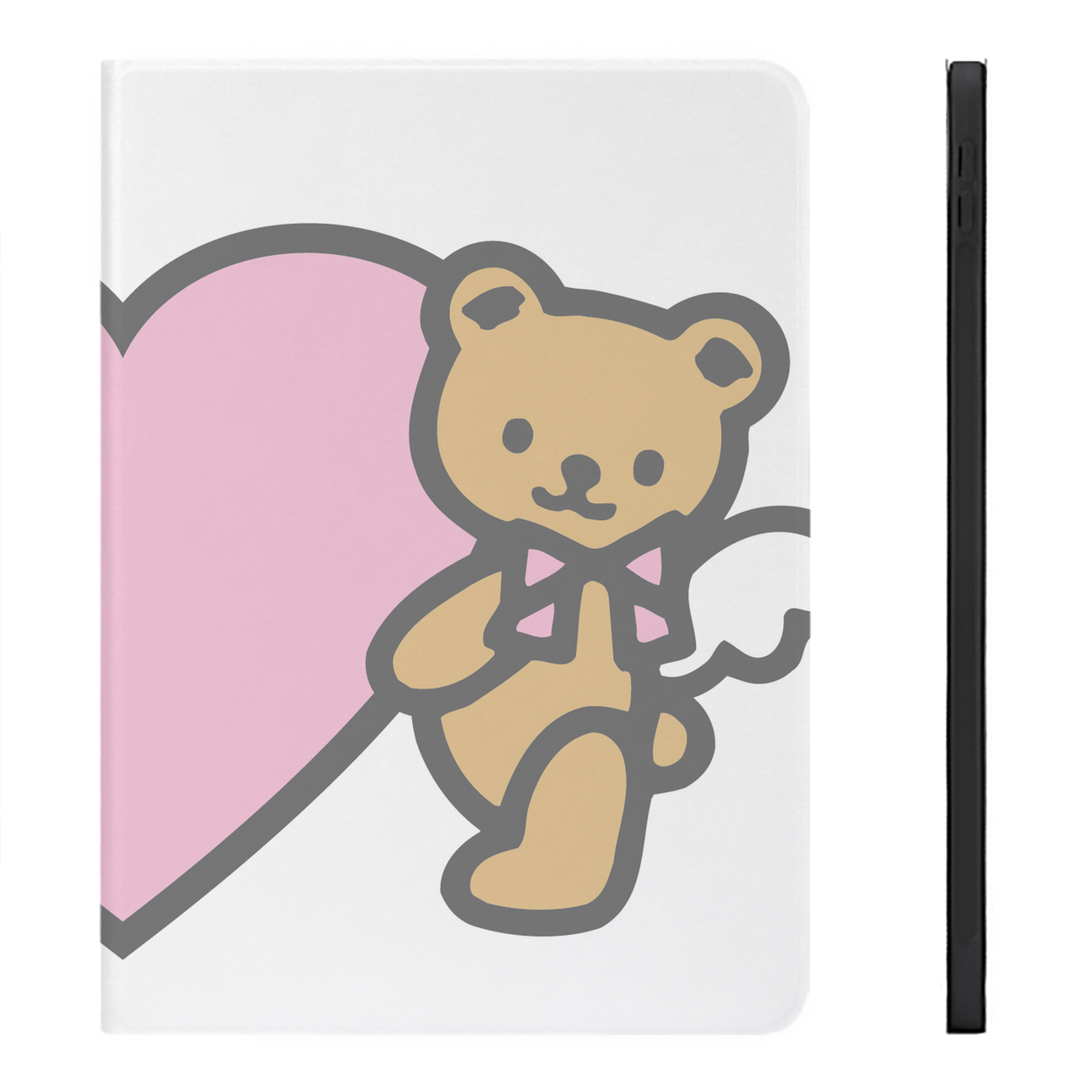 （画像用） Hello Kitty ハローキティ IPadケース ペンホルダー付き ブックスタイルデザイン